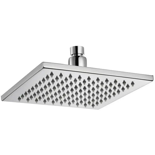 EDEN SQUARE BRASS SHOWER HEAD 200MM CHROME & COLOURED FIL Kitchen Bathroom