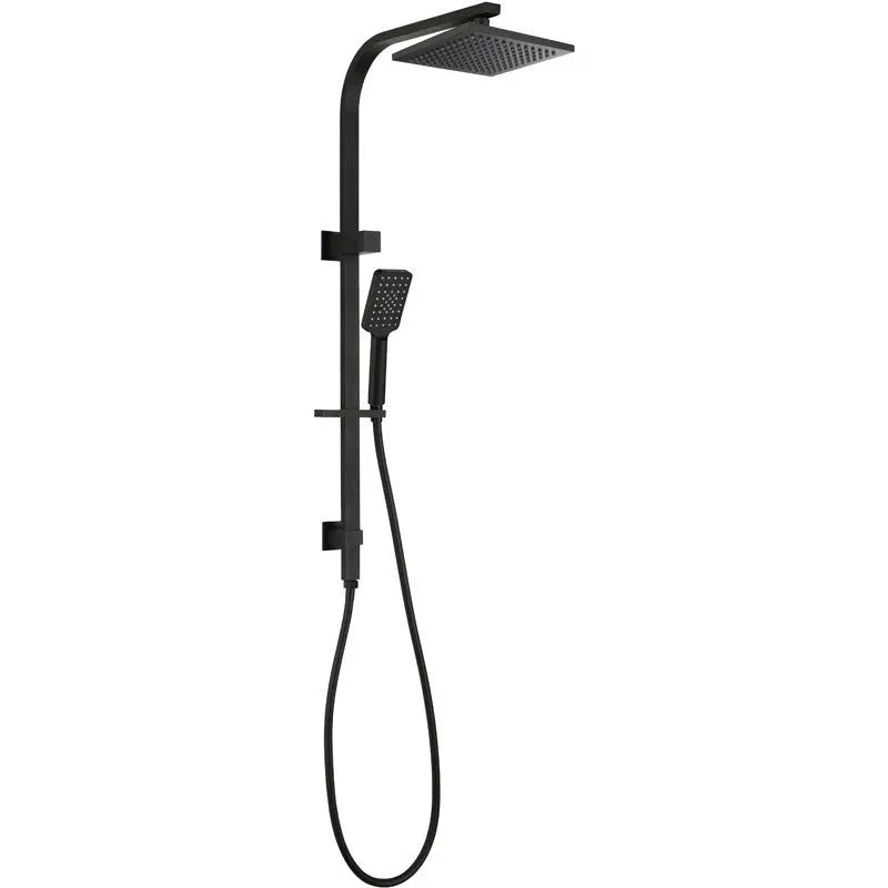 EDEN SQUARE MULTIFUNCTION SHOWER SET CHROME & COLOURED FIL Kitchen Bathroom