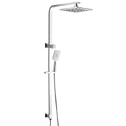 EDEN SQUARE MULTIFUNCTION SHOWER SET CHROME & COLOURED FIL Kitchen Bathroom