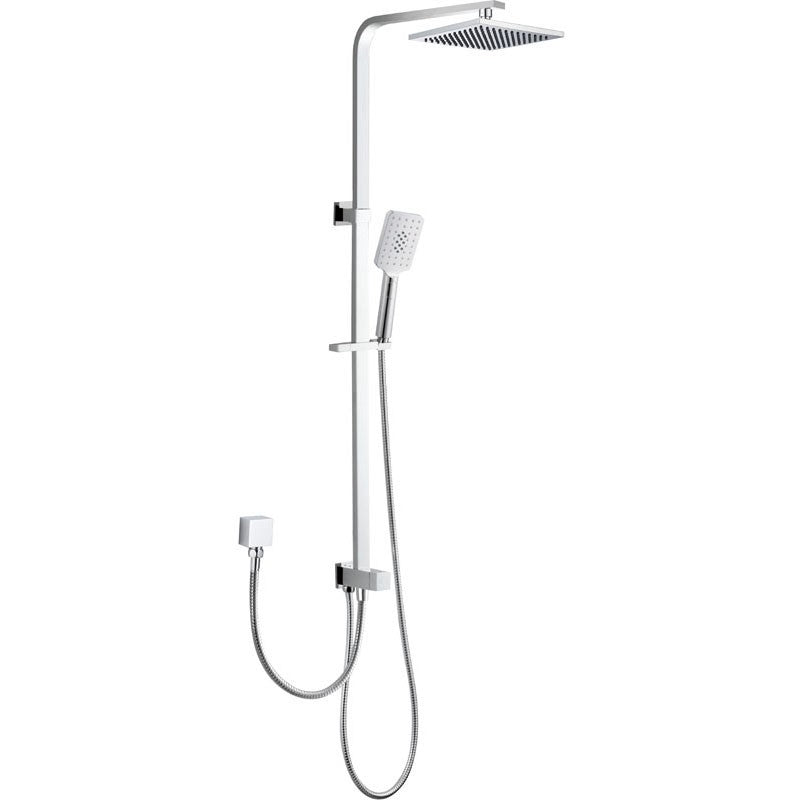 EDEN SQUARE MULTIFUCTION SHOWER SET CHROME / MATTE BLACK