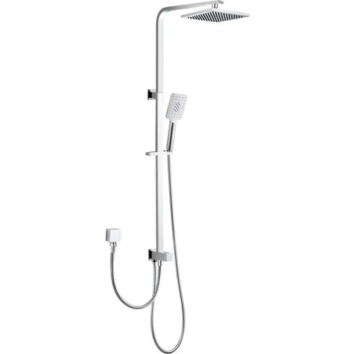EDEN SQUARE MULTIFUCTION SHOWER SET CHROME / MATTE BLACK FIL Kitchen Bathroom