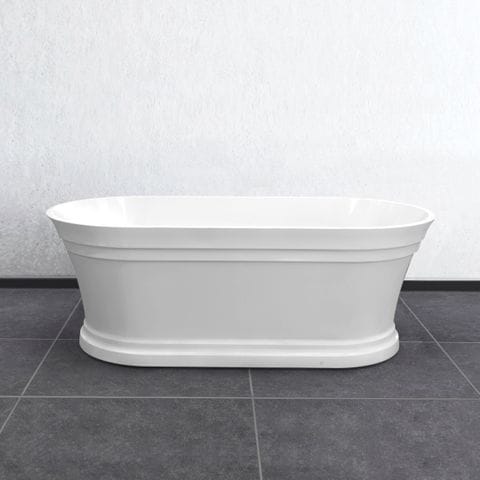 HAMPTON Gloss White Freestanding Bath