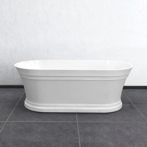 HAMPTON Gloss White Freestanding Bath IS