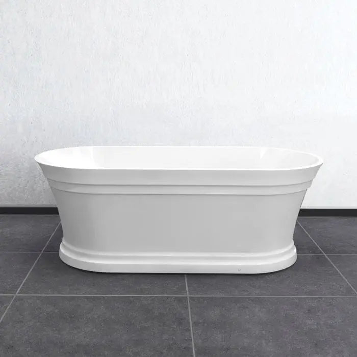 HAMPTON Gloss White Freestanding Bath IS