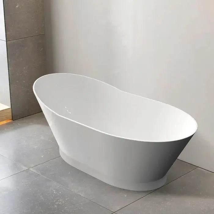 LONDON Gloss White Freestanding Bath IS
