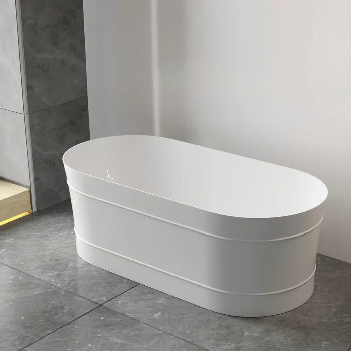 BONDI Gloss White Freestanding Bath