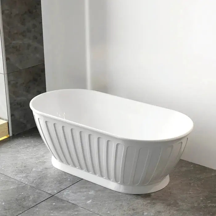 KENSINGTON Gloss White Freestanding Bath IS