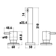 BATH TAP SET CHROME FIL Kitchen Bathroom