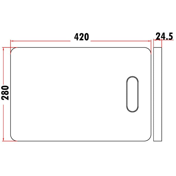 SQUARE CHOPPING BOARD