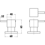 WALL TOP ASSEMBLIES CHROME FIL Kitchen Bathroom