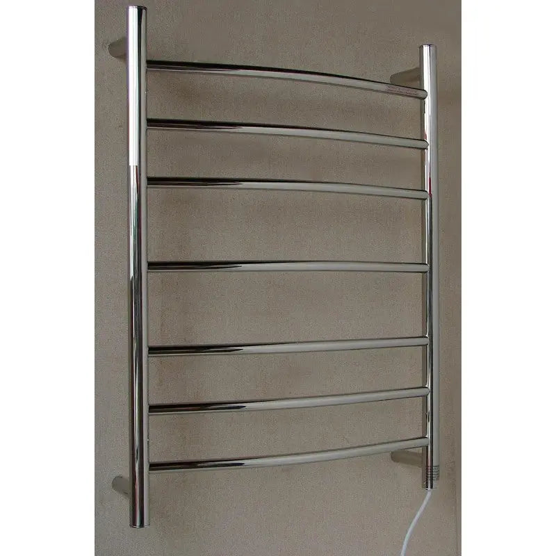 HEATED TOWEL RAIL CHROME FIL Kitchen Bathroom