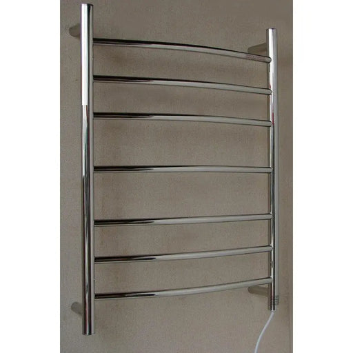 HEATED TOWEL RAIL CHROME FIL Kitchen Bathroom