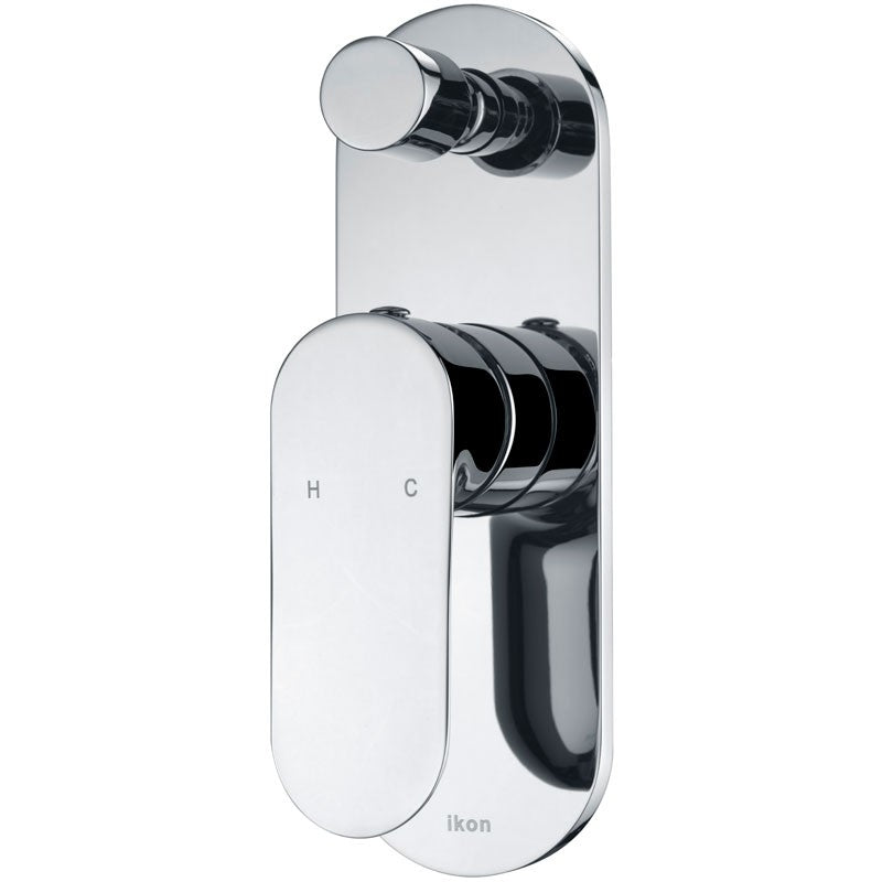 BANDA WALL MIXER WITH DIVERTER CHROME