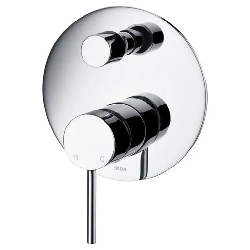 HALI WALL MIXER WITH DIVERTER CHROME AND COLOURED FIL Kitchen Bathroom