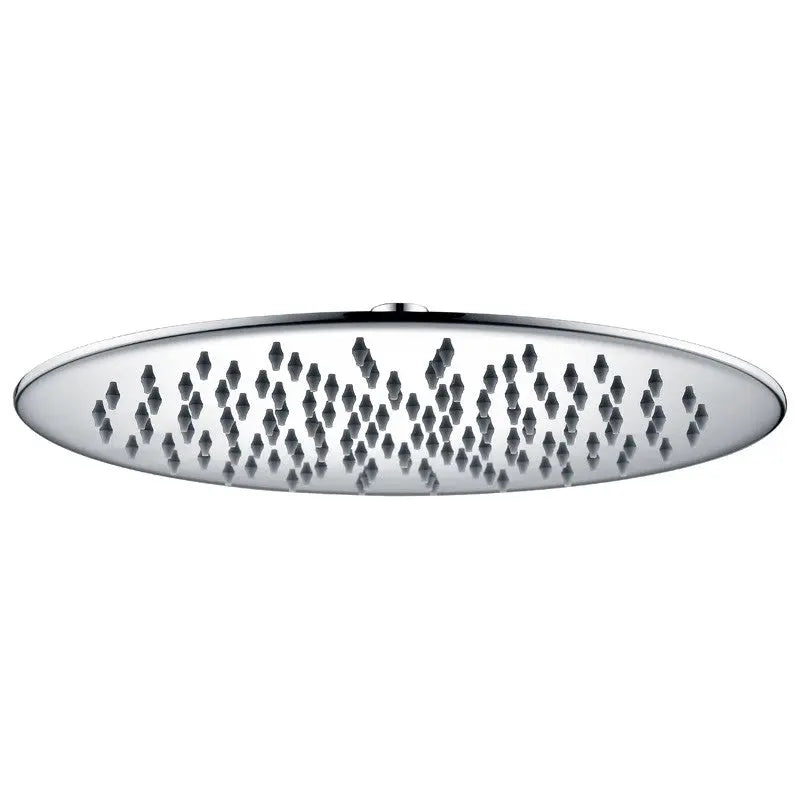 KARA ROUND STAINLESS STEEL SHOWER HEAD 300MM CHROME FIL Kitchen Bathroom