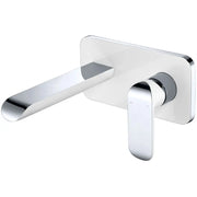 KARA WALL BASIN MIXER CHROME AND COLOURED FIL Kitchen Bathroom