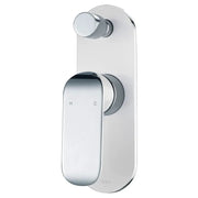 KARA WALL MIXER WITH DIVERTER CHROME AND COLOURED FIL Kitchen Bathroom