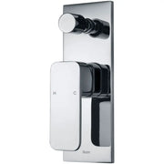 SETO WALL MIXER WITH DIVERTER CHROME AND COLOURED FIL Kitchen Bathroom