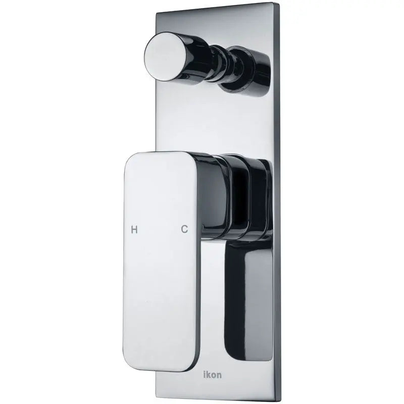 SETO WALL MIXER WITH DIVERTER CHROME AND COLOURED FIL Kitchen Bathroom
