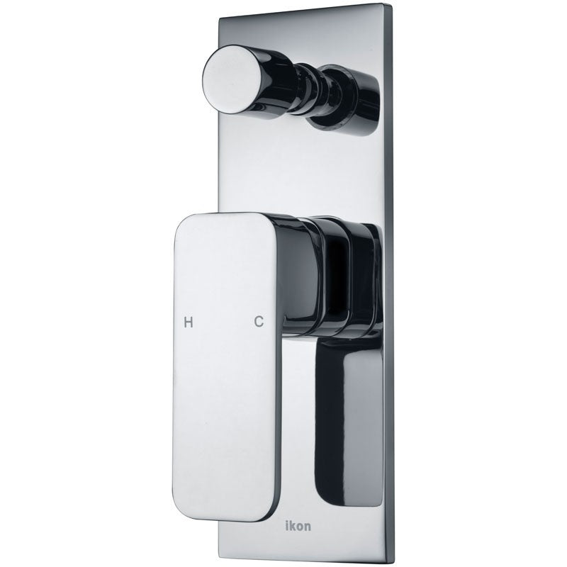 SETO WALL MIXER WITH DIVERTER CHROME AND COLOURED