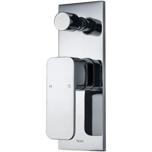 SETO WALL MIXER WITH DIVERTER CHROME AND COLOURED FIL Kitchen Bathroom