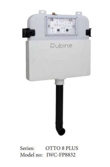 Rubine Floor Pan Concealed 80mm Cistern