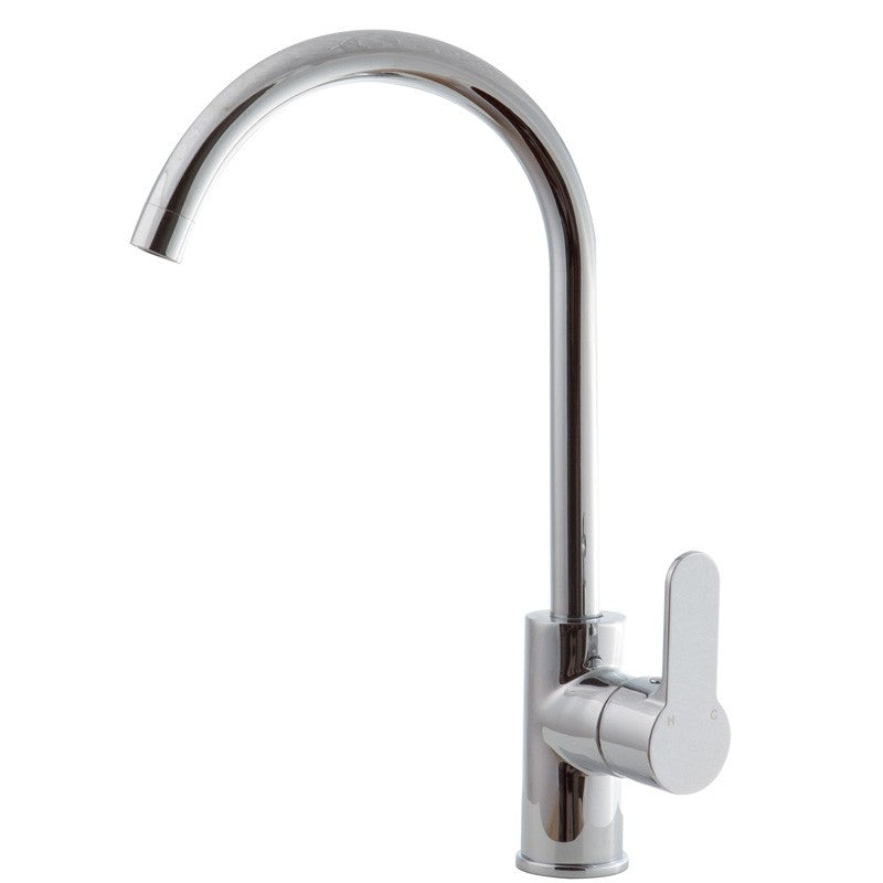 MAYA GOOSENECK SINK MIXER CHROME