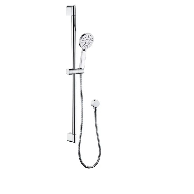 MAYA ROUND MULTIFUNCTION SLIDING SHOWER RAIL WITH HAND SHOWER CHROME FIL Kitchen Bathroom