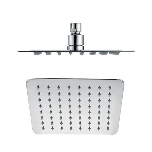 NOVA SQUARE STAINLESS STEEL SHOWER HEAD 200MM CHROME FIL Kitchen Bathroom