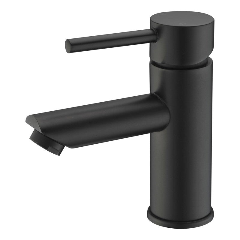 OTUS PIN HANDLE BASIN MIXER CHROME / MATTE BLACK