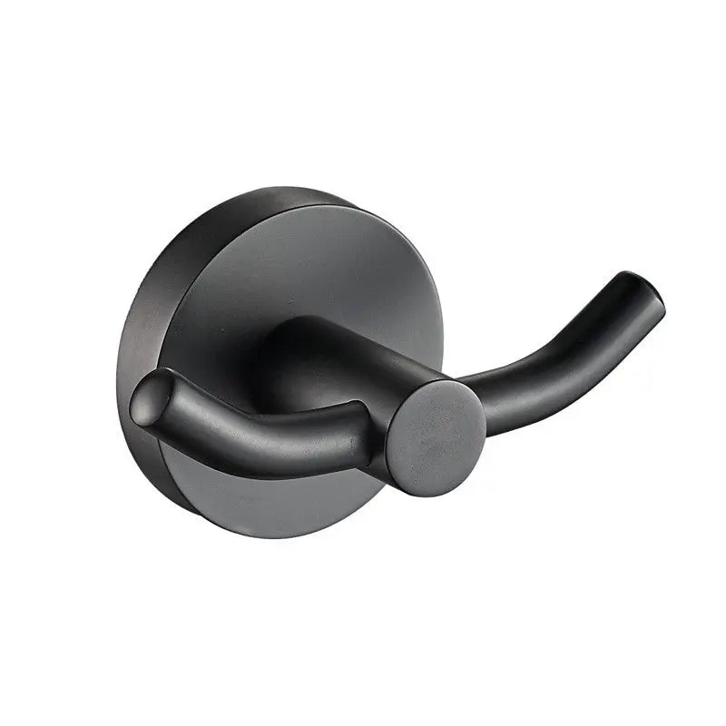 OTUS DOUBLE ROBE HOOK CHROME & COLOURED FIL Kitchen Bathroom
