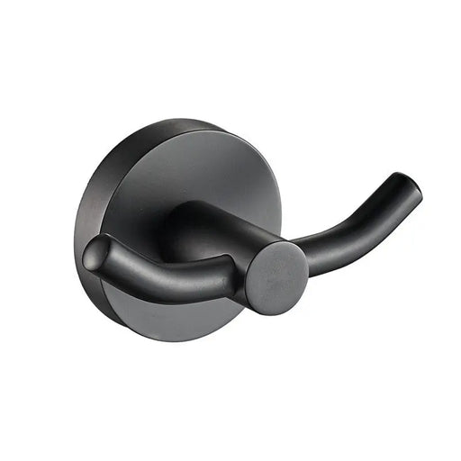 OTUS DOUBLE ROBE HOOK CHROME & COLOURED FIL Kitchen Bathroom