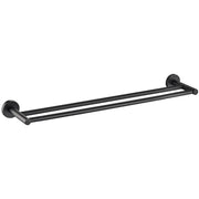 OTUS DOUBLE TOWEL RAIL 600MM CHROME & COLOURED FIL Kitchen Bathroom