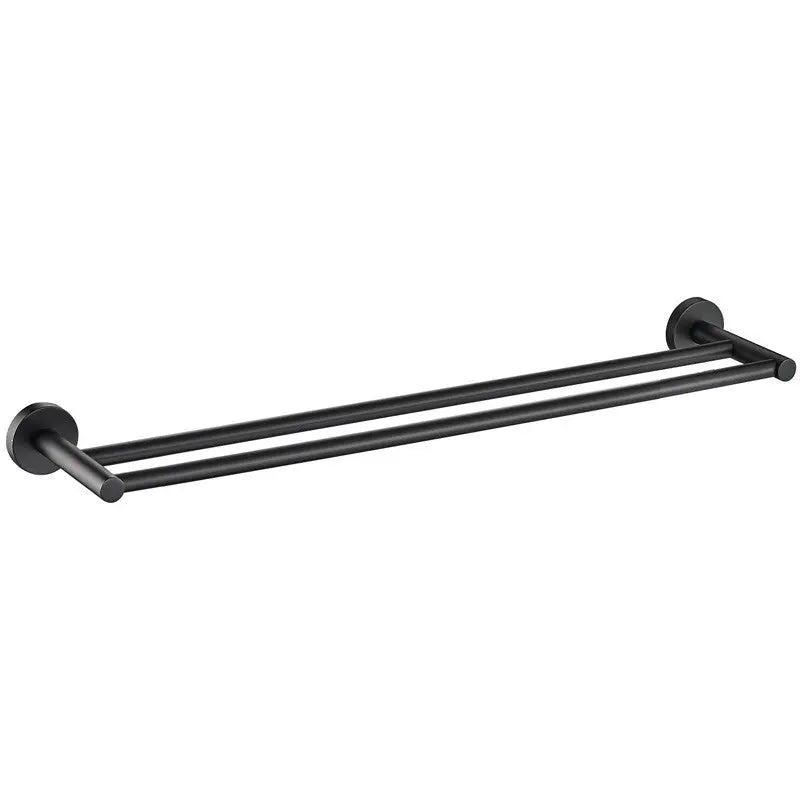 OTUS DOUBLE TOWEL RAIL 600MM CHROME & COLOURED FIL Kitchen Bathroom