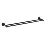 OTUS DOUBLE TOWEL RAIL 750MM CHROME & COLOURED FIL Kitchen Bathroom
