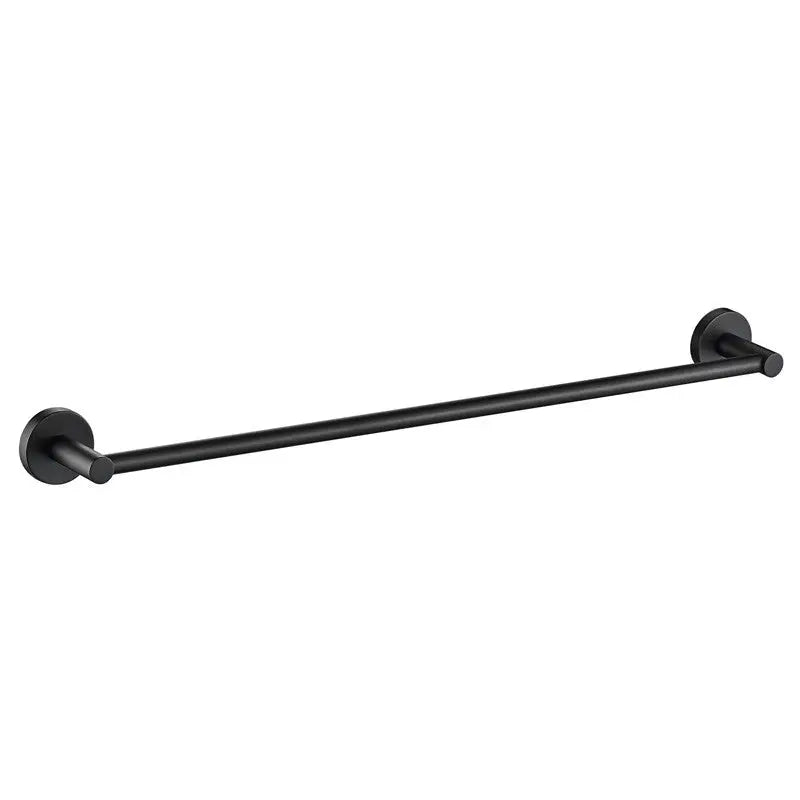 OTUS SINGLE TOWEL RAIL 600MM MATTE BLACK FIL Kitchen Bathroom