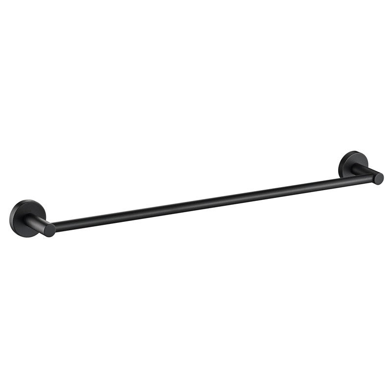 OTUS SINGLE TOWEL RAIL 600MM MATTE BLACK