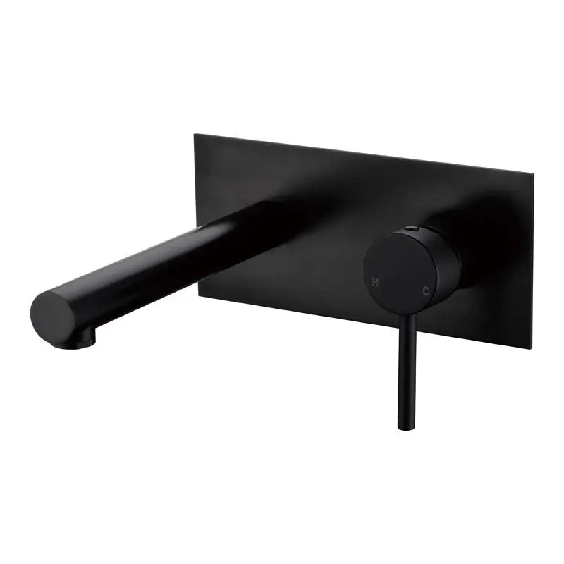 OTUS PIN HANDLE WALL/BASIN MIXER CHROME / MATTE BLACK FIL Kitchen Bathroom