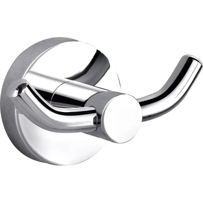 OTUS DOUBLE ROBE HOOK CHROME & COLOURED FIL Kitchen Bathroom