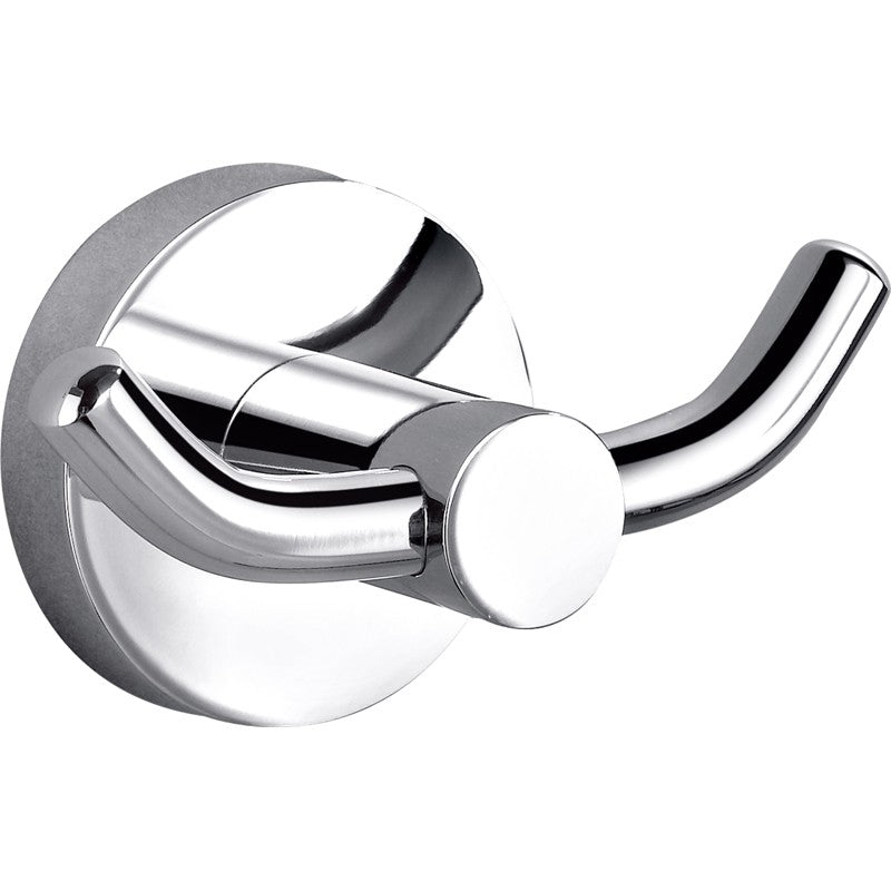 OTUS DOUBLE ROBE HOOK CHROME & COLOURED