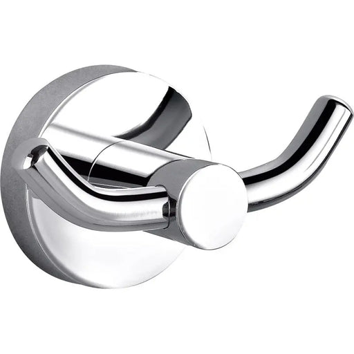 OTUS DOUBLE ROBE HOOK CHROME & COLOURED FIL Kitchen Bathroom