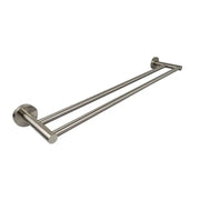 OTUS DOUBLE TOWEL RAIL 600MM CHROME & COLOURED FIL Kitchen Bathroom