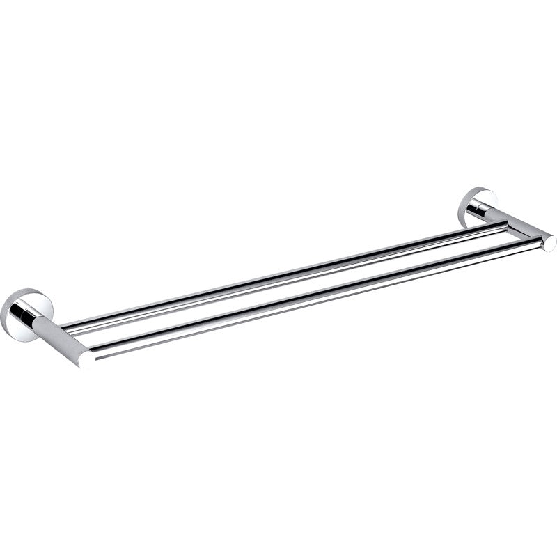 OTUS DOUBLE TOWEL RAIL 600MM CHROME & COLOURED