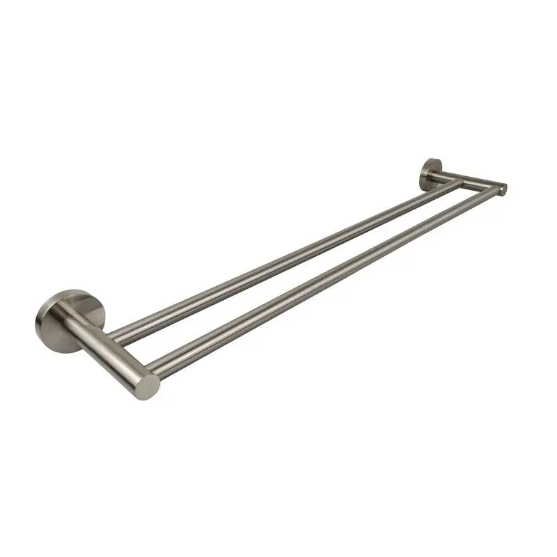 OTUS DOUBLE TOWEL RAIL 750MM CHROME & COLOURED FIL Kitchen Bathroom