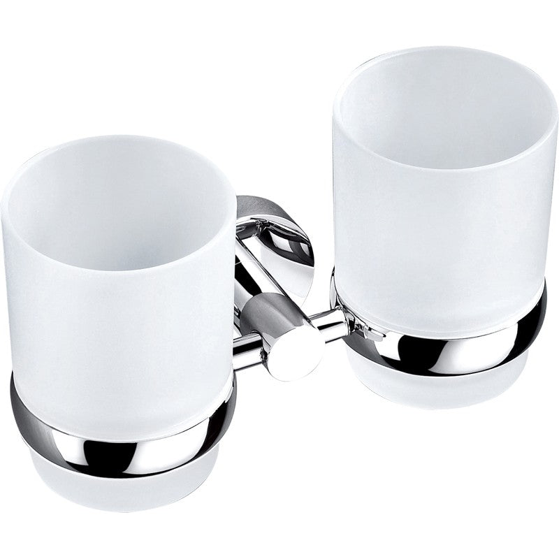 OTUS DOUBLE TUMBLER HOLDER CHROME