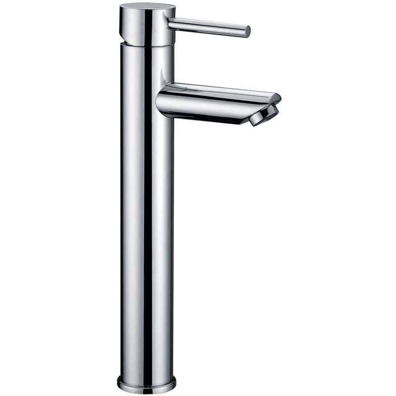 OTUS PIN HANDLE HIGH RISE BASIN MIXER CHROME / MATTE BLACK