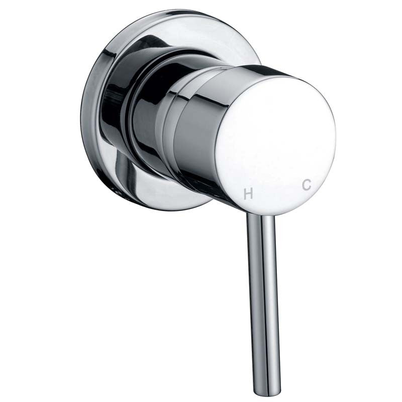 OTUS PIN HANDLE WALL MIXER CHROME / MATTE BLACK