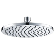 OTUS ROUND PLASTIC SHOWER HEAD 200MM CHROME FIL Kitchen Bathroom