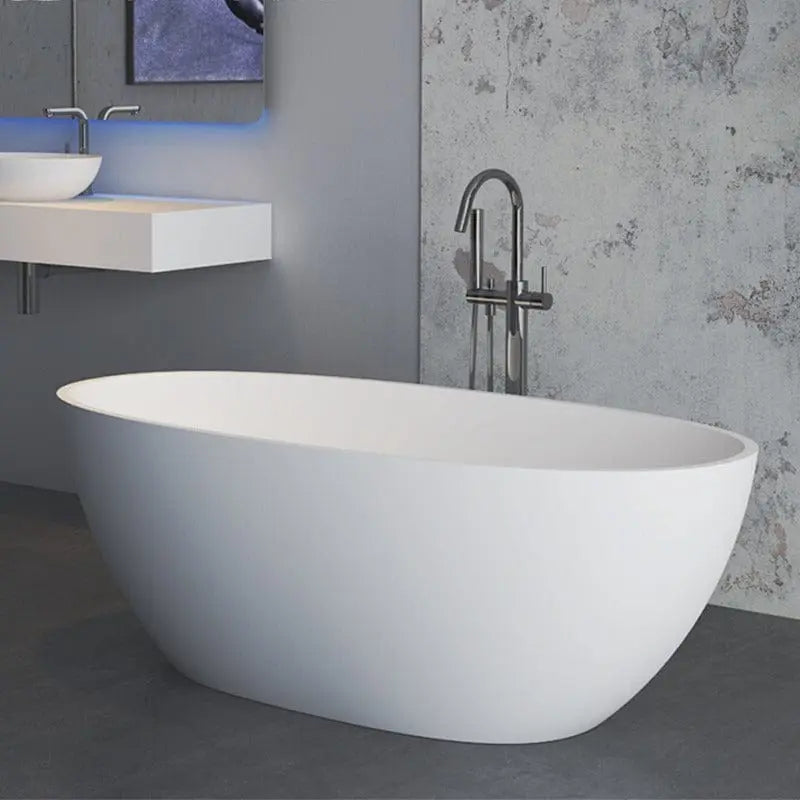 Matte White Freestanding Bath PS
