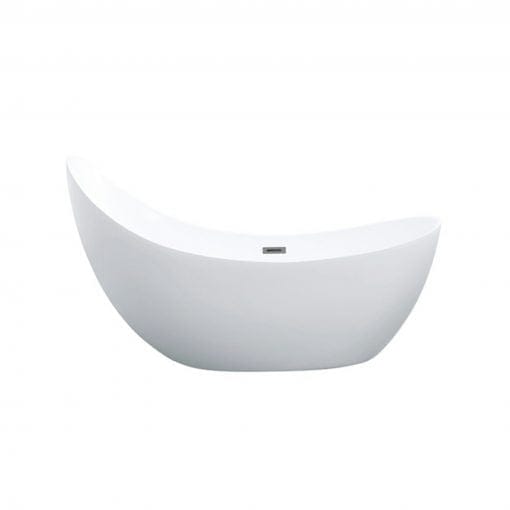 Matte White Freestanding Bath